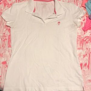 Lilly Pulitzer white polo